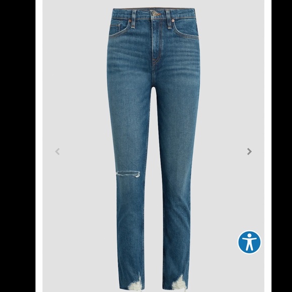 HUDSON Holly High-Rise Straight Crop Jean - Picture 3 of 7